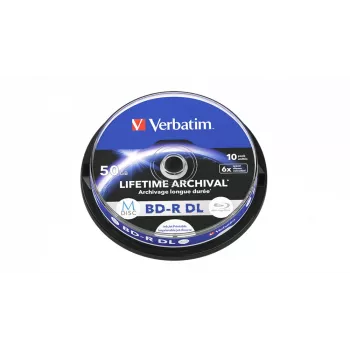 BD-R DL Verbatim MDISC 50 GB 10 pezzi 6x