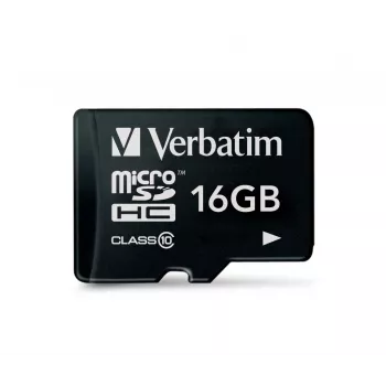 MicroSDHC Verbatim Premium 16 GB Classe 10 nero 44010