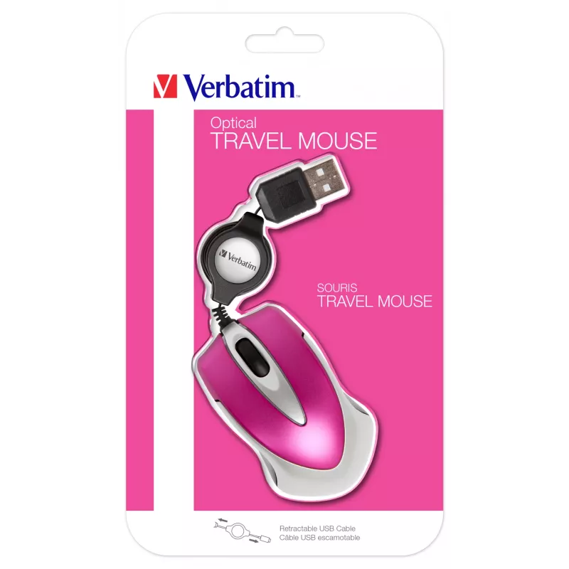 Verbatim Go Mini mouse ufficio USB Type-A ottico 1000 DPI