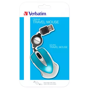 Verbatim Go Mini mouse da ufficio ambidestro USB Type-A ottico 1000 DPI