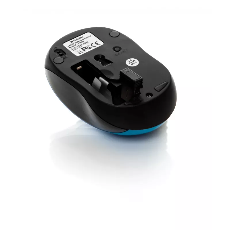 Verbatim Go Nano mouse ambidestro RF wireless 1600 DPI