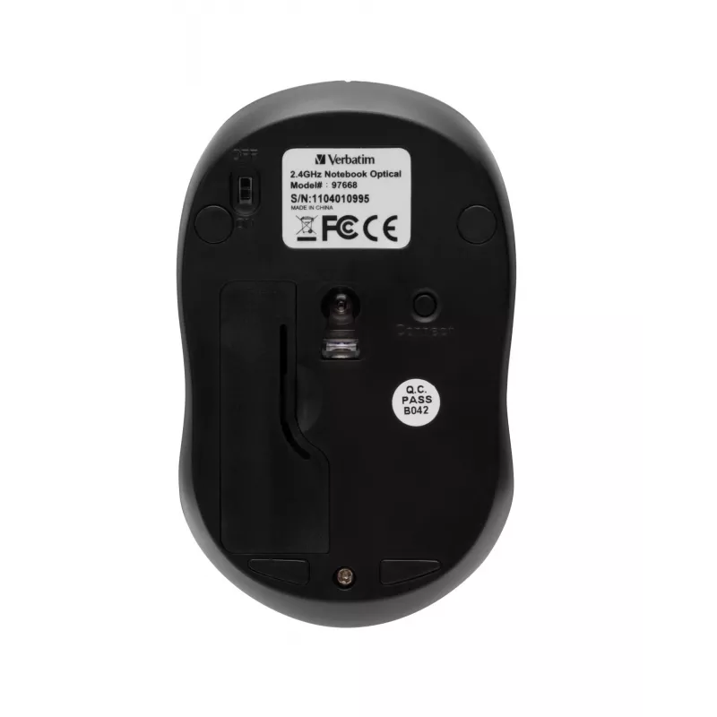 Verbatim Go Nano mouse ambidestro RF wireless 1600 DPI