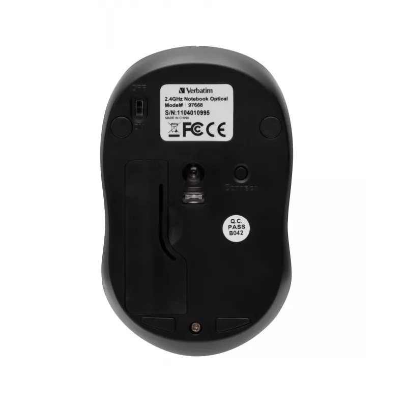 Mouse Verbatim Go Nano Office per entrambe le mani RF wireless 1600 DPI