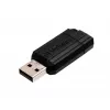 Verbatim PinStripe - Chiavetta USB 64 GB - nero, 64 GB, USB Type-A, 2.0, 10 MB/s, slide, nero