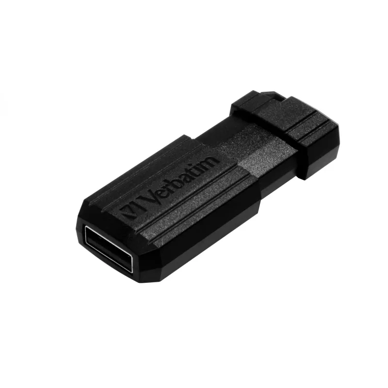 Verbatim PinStripe - Chiavetta USB 64 GB - nero, 64 GB, USB Type-A, 2.0, 10 MB/s, slide, nero