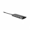 Verbatim 49142 dock per laptop/replicatore di porte USB 3.2 Gen 1 (3.1 Gen 1) Type-C nero, argento