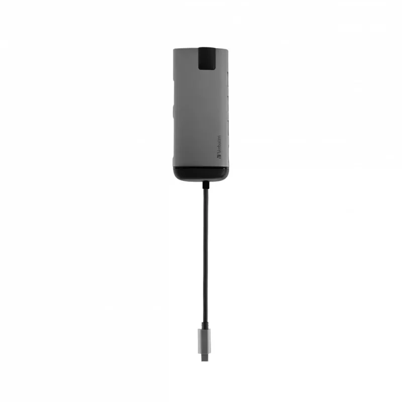 Verbatim 49142 dock per laptop/replicatore di porte USB 3.2 Gen 1 (3.1 Gen 1) Type-C nero, argento