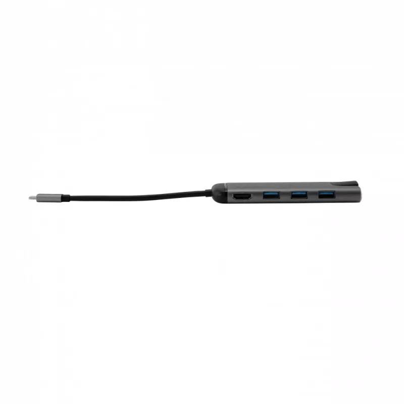Verbatim 49142 dock per laptop/replicatore di porte USB 3.2 Gen 1 (3.1 Gen 1) Type-C nero, argento