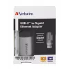 Verbatim 49146 docking station/replicatore di porte per laptop USB 3.2 Gen 1 (3.1 Gen 1) Type-C nero, argento
