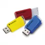 Verbatim Store 'n' Click - drive USB 2.0 3.2 GEN1 - 3x16 GB - rosso/blu/giallo
