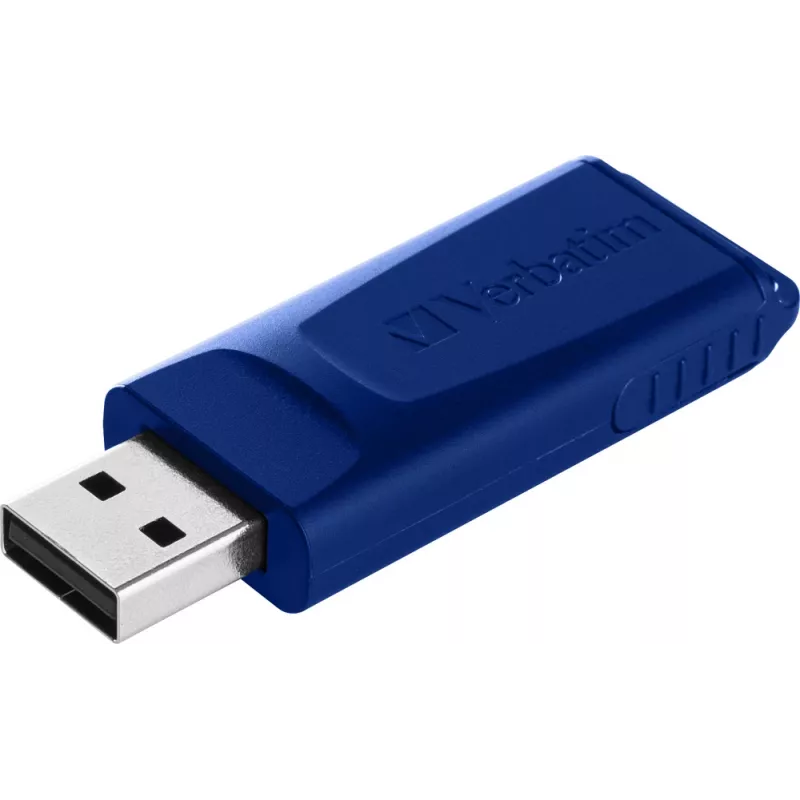 Verbatim Slider - drive USB - 2x32 GB - blu/rosso, 32 GB, USB Type-A, 2.0, Slide, 8 g, blu, rosso
