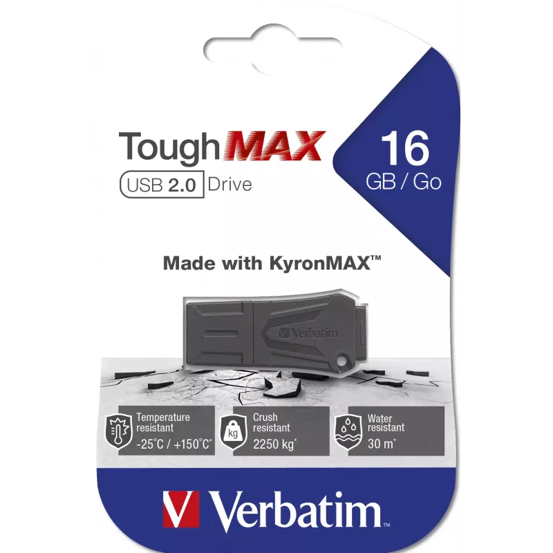 Verbatim ToughMAX - chiavetta USB 16 GB - nero