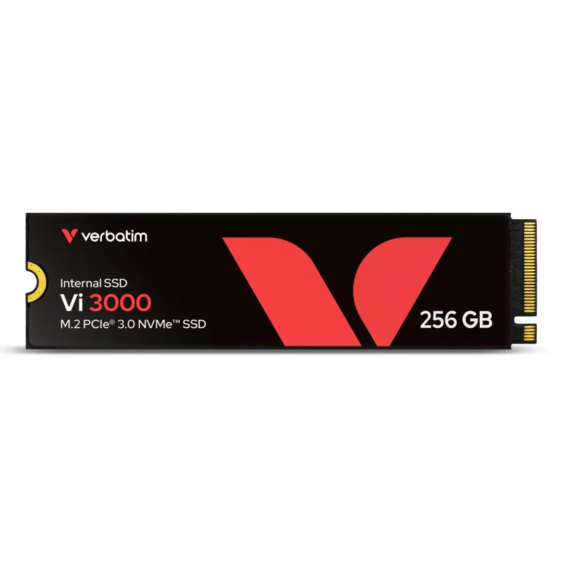 Verbatim Vi3000 SSD PCIe NVMe M.2 256GB, 256 GB, M.2, 3100 MB/s