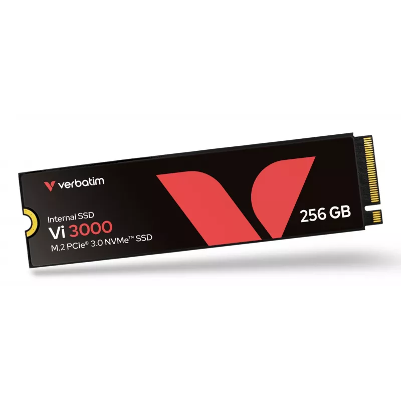 Verbatim Vi3000 SSD PCIe NVMe M.2 256GB, 256 GB, M.2, 3100 MB/s