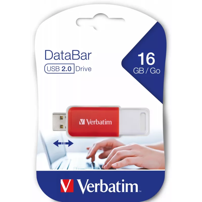 Verbatim DataBar chiavetta USB 16 GB USB Type-A 2.0 rosso