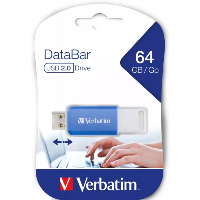 Verbatim V DataBar chiavetta USB 64 GB USB Type-A 2.0 blu