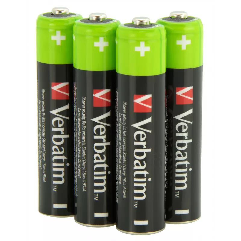 Verbatim 49514 batteria per uso domestico batteria ricaricabile AAA nichel-metallo idruro (NiMH)