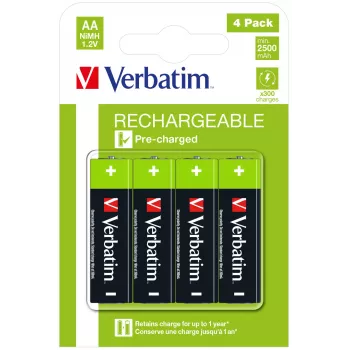 Verbatim 49517 batteria per uso domestico batteria ricaricabile AA nichel-metallo idruro (NiMH)