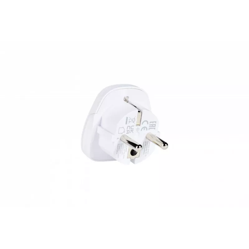 Verbatim 49541 adattatore spina universale tipo E/F ibrido bianco