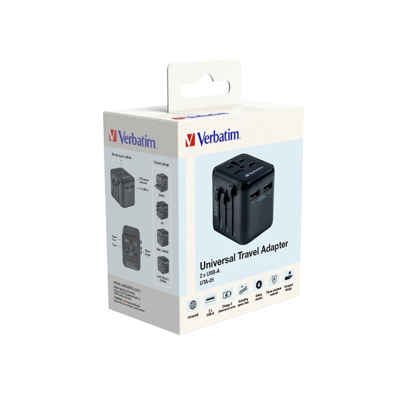 Verbatim 49543 alimentatore universale nero