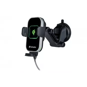 Verbatim FWC-03 Pro Qi caricabatterie auto wireless rapido retail nero