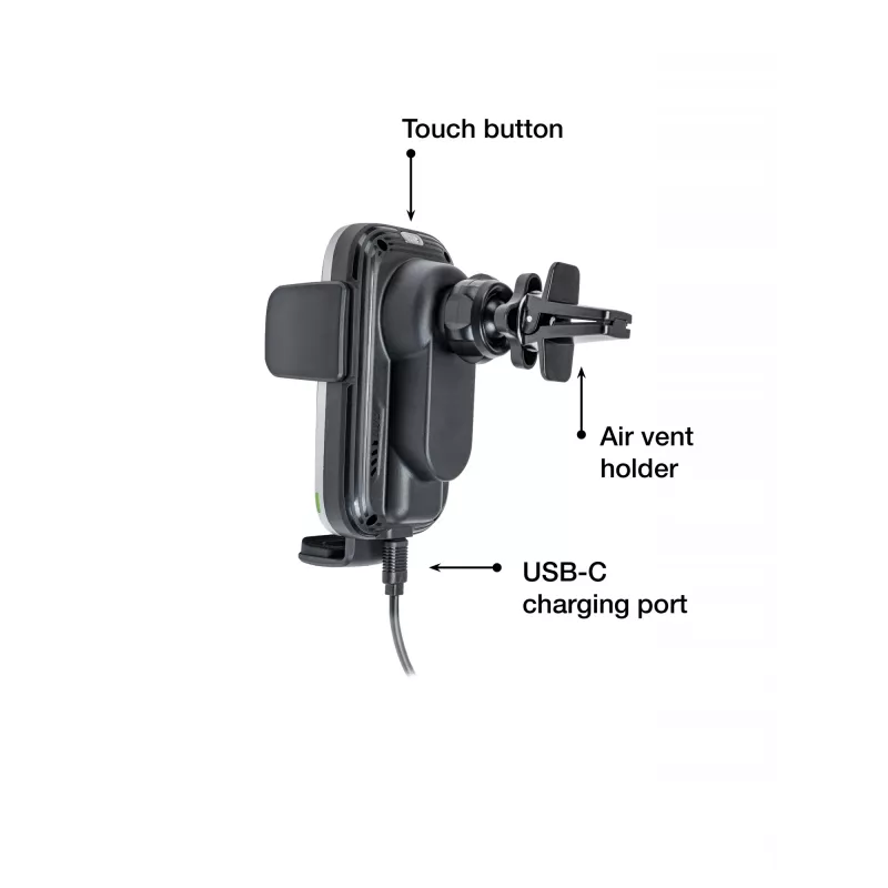 Verbatim FWC-03 Pro Qi caricabatterie auto wireless rapido retail nero