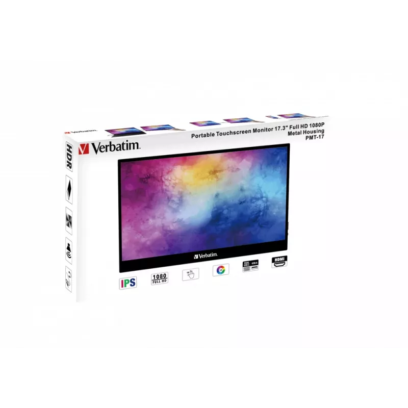 Verbatim 49593 monitor per computer 43,9 cm (17,3
