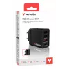 Verbatim 49700 caricabatterie mobile universale nero AC ricarica rapida per interni