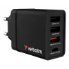 Verbatim 49700 caricabatterie mobile universale nero AC ricarica rapida per interni