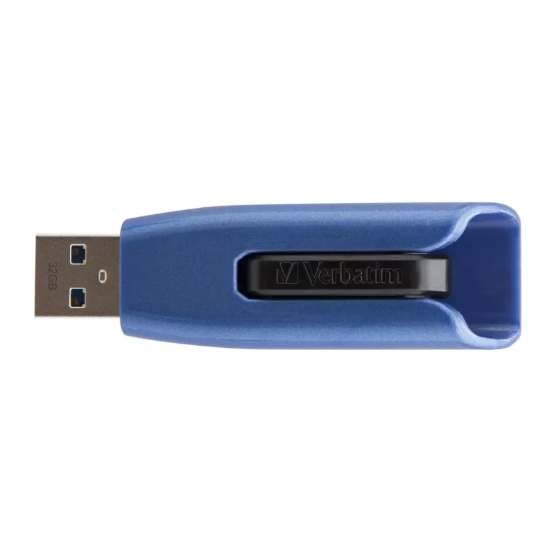 Verbatim V3 MAX - chiavetta USB 3.0 32 GB - blu, 32 GB, USB Type-A, 3.2 Gen 1 (3.1 Gen 1), 175 MB/s, Slide, blu