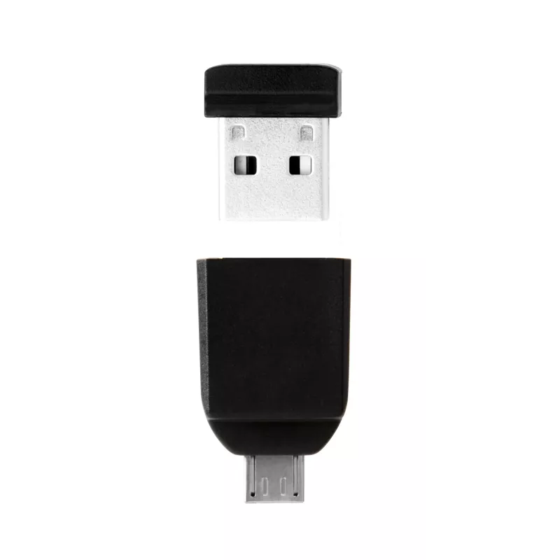 Verbatim Nano - chiavetta USB 2.0 con adattatore Micro USB 32 GB - nero