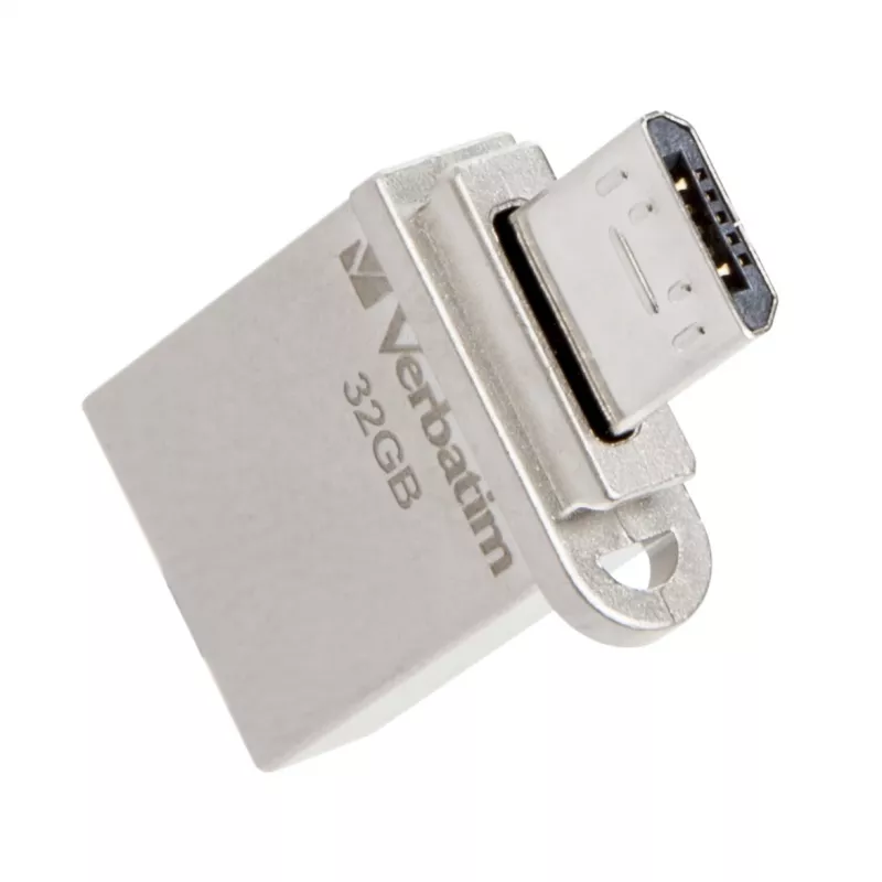 Verbatim Store 'n' Go OTG chiavetta Micro USB 32 GB USB Type-A / Micro-USB 3.2 Gen 1 (3.1 Gen 1) argento