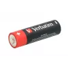 Verbatim batterie AA alcaline, batteria usa e getta, AA, alcalina, 1,5 V, 10 pezzi, nero, rosso