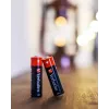 Verbatim batterie AA alcaline, batteria usa e getta, AA, alcalina, 1,5 V, 10 pezzi, nero, rosso