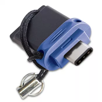 Verbatim Dual - unità USB 3.0 64 GB - USB-C / USB-A - blu