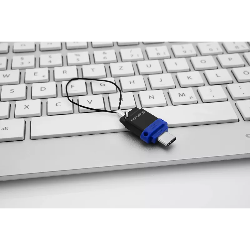 Verbatim Dual - unità USB 3.0 64 GB - USB-C / USB-A - blu