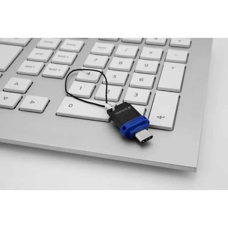 Verbatim Dual - unità USB 3.0 64 GB - USB-C / USB-A - blu