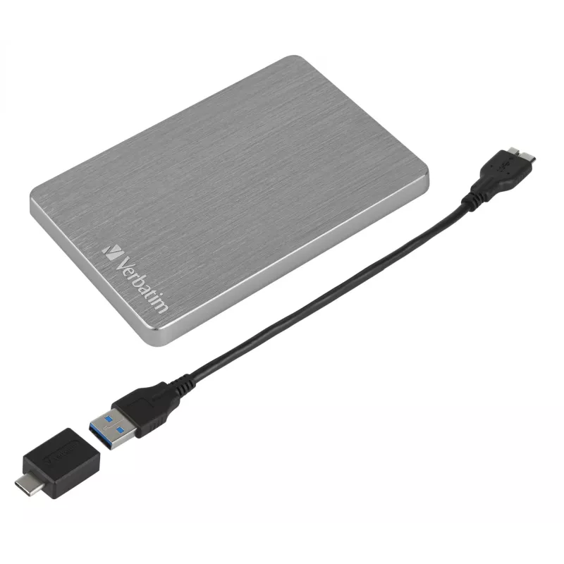 Verbatim Store 'n' Go ALU disco rigido portatile sottile 1TB grigio spazio