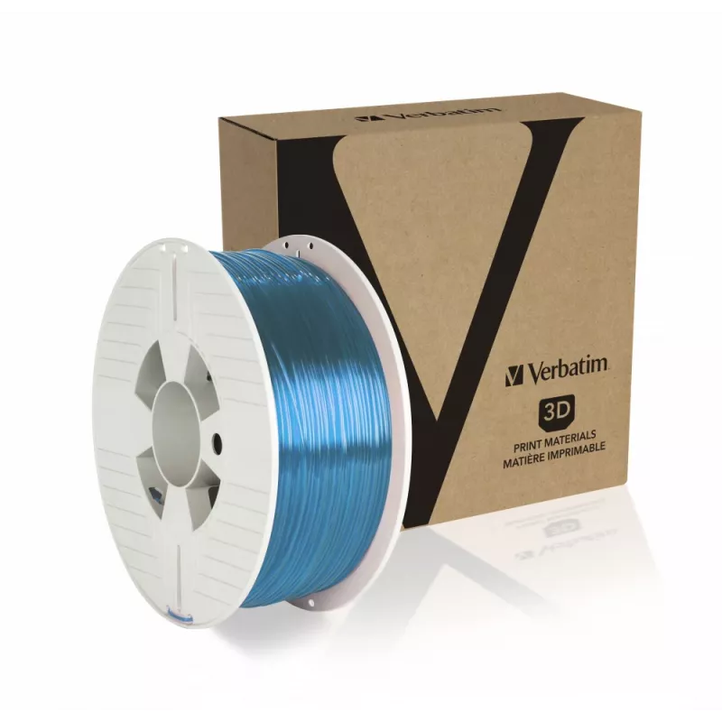 Verbatim 55056 materiale per stampa 3D polietilentereftalato glicole (PETG) blu, trasparente 1 kg