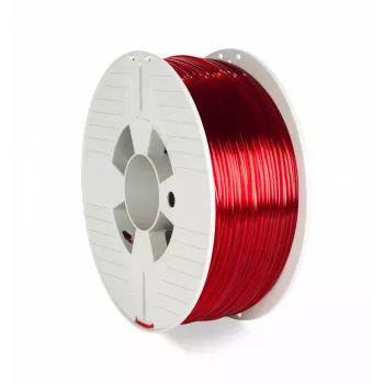 Verbatim 55062 materiale per stampa 3D polietilentereftalato glicole (PETG) rosso, trasparente 1 kg