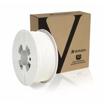 Verbatim 55315 materiale per stampa 3D acido polilattico (PLA) bianco 1 kg