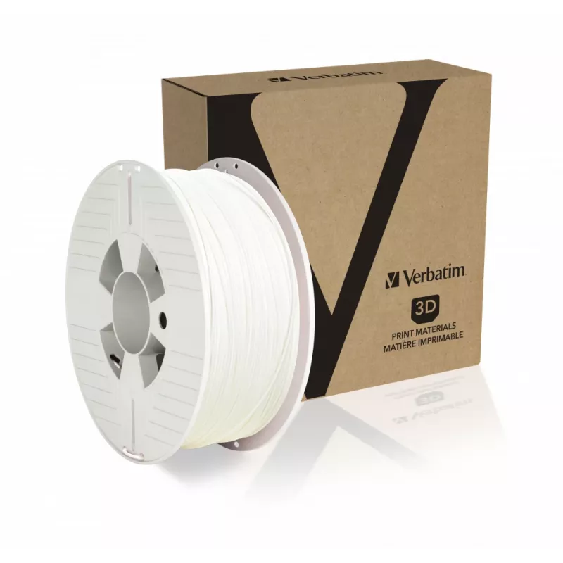 Verbatim 55315 materiale per stampa 3D acido polilattico (PLA) bianco 1 kg