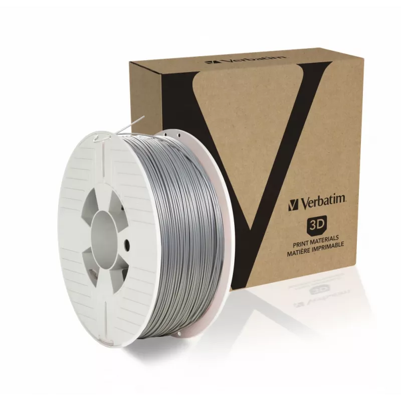 Verbatim 55319 materiale per stampa 3D acido polilattico (PLA) argento 1 kg