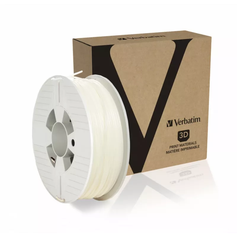 Verbatim 55326 materiale per stampa 3D acido polilattico (PLA) bianco 1 kg