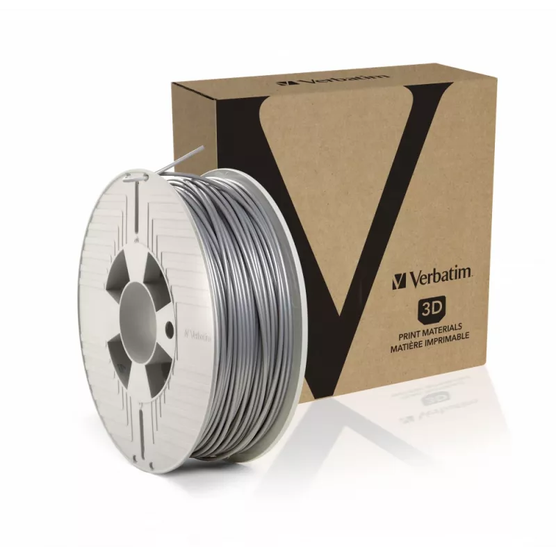 Verbatim 55329 materiale per stampa 3D acido polilattico (PLA) argento 1 kg