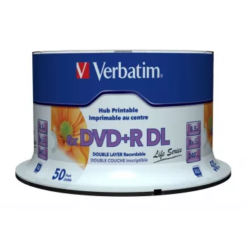 Verbatim 97693 Supporto DVD 8,5 GB DVD+R DL 50 pz.
