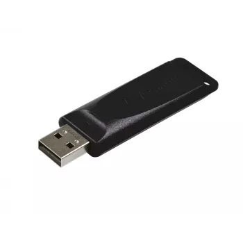 Verbatim Slider - Chiavetta USB 64 GB - nero, 64 GB, USB Type-A, 2.0, 10 MB/s, Slide, nero