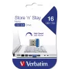 Verbatim Store 'n' Stay NANO - Chiavetta USB 3.0 16 GB - blu, 16 GB, USB Type-A, 2.0, cappuccio, 3 g, blu