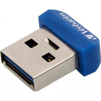 Verbatim Store 'n' Stay NANO - Chiavetta USB 3.0 32 GB - blu, 32 GB, USB Type-A, 3.2 Gen 1 (3.1 Gen 1), cappuccio, 3 g, blu