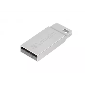 Verbatim Metal Executive - Chiavetta USB 32 GB - argento, 32 GB, USB Type-A, 2.0, senza cappuccio, 3.6 g, argento